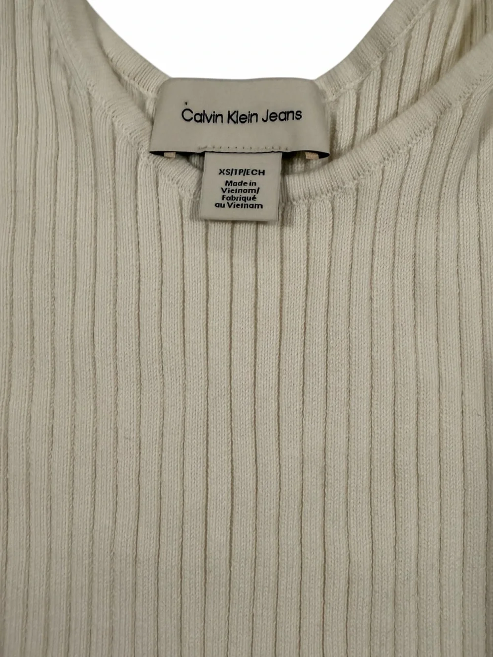 Calvin Klein Ribbed Tank - Picture 3 of 4